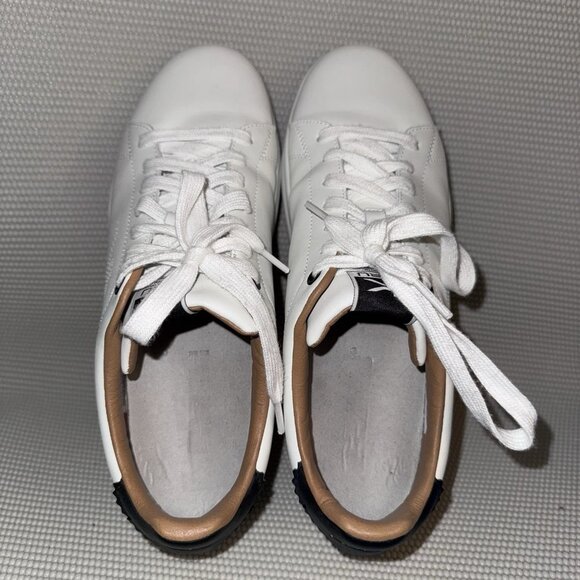 Kuru Roam Classic Court White Brown Athletic Leather Shoes Sneakers Men’s 10.5 - Picture 6 of 8